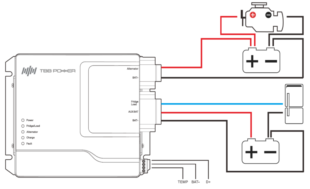 Схема подключения DC-DC устройства NEMO DMT1250
